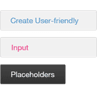 How to make the input placeholder more user friendly