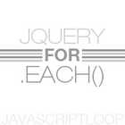 Master the jQuery for each loop
